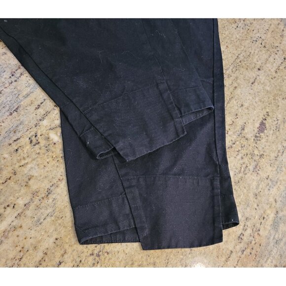 A.L.C. Women's Size 36 Asymmetric Hem Black Preppy Cotton Blend 36x24" Capri XL - Picture 6 of 16